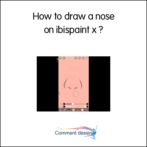 How to draw a nose on ibispaint x